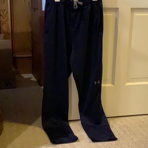 Navy blue Under Armour boys sweatpants XL